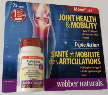 Webber naturals Triple action MoveEase 75 capsules picture