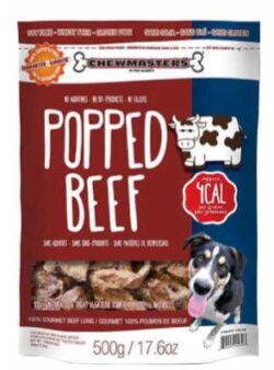 Chewmasters popped beef 500 g