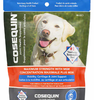 Cosequin with MSM plus omega3, 60 soft chews picture.
