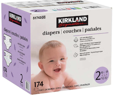 Kirkland signature diapers size #2 , 174 count picture
